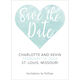 Watercolor Heart Save The Date Cards Image 8 of 8